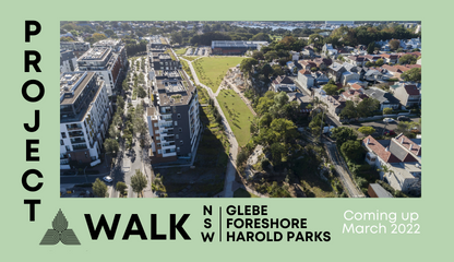 NSW Glebe Foreshore and Harold Parks Walk and Talk